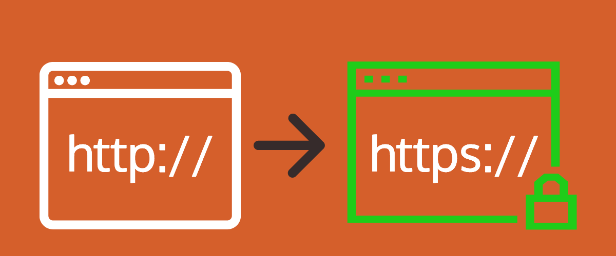 A picture demonstrating HTTP to HTTPS upgrade